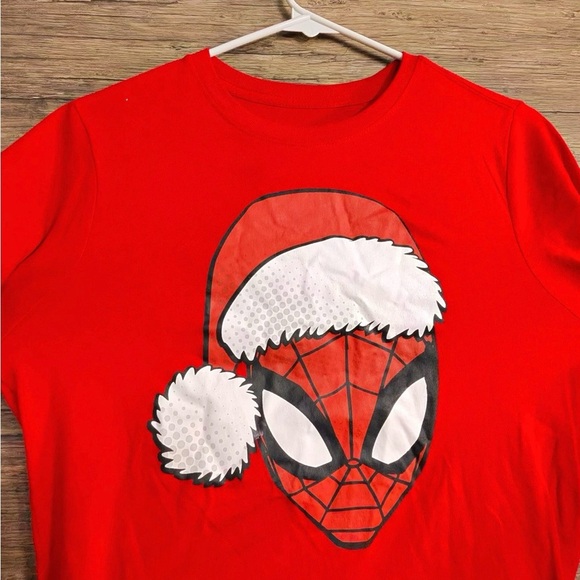 Marvel Red Spider-Man Holiday Tee - Picture 2 of 5